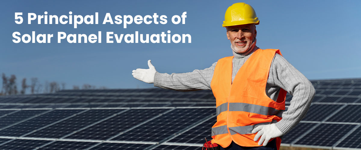5 Principal Aspects of Solar Panel
                                        Evaluation